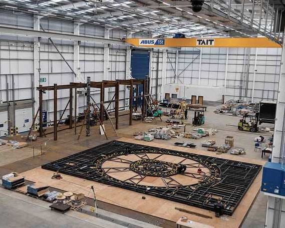 A view inside the TAIT factory