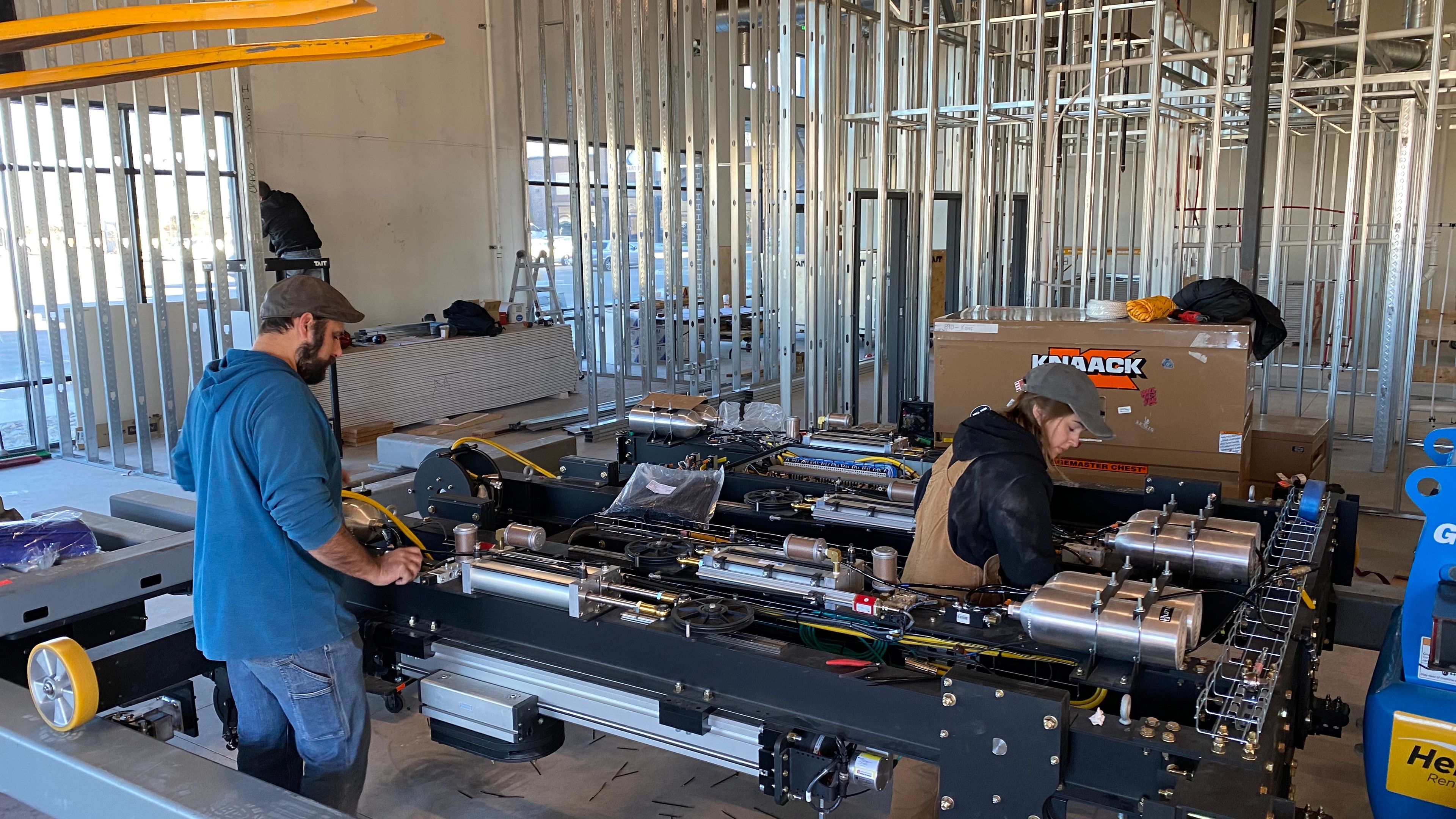 TAIT team manufacturing JUMP machinery