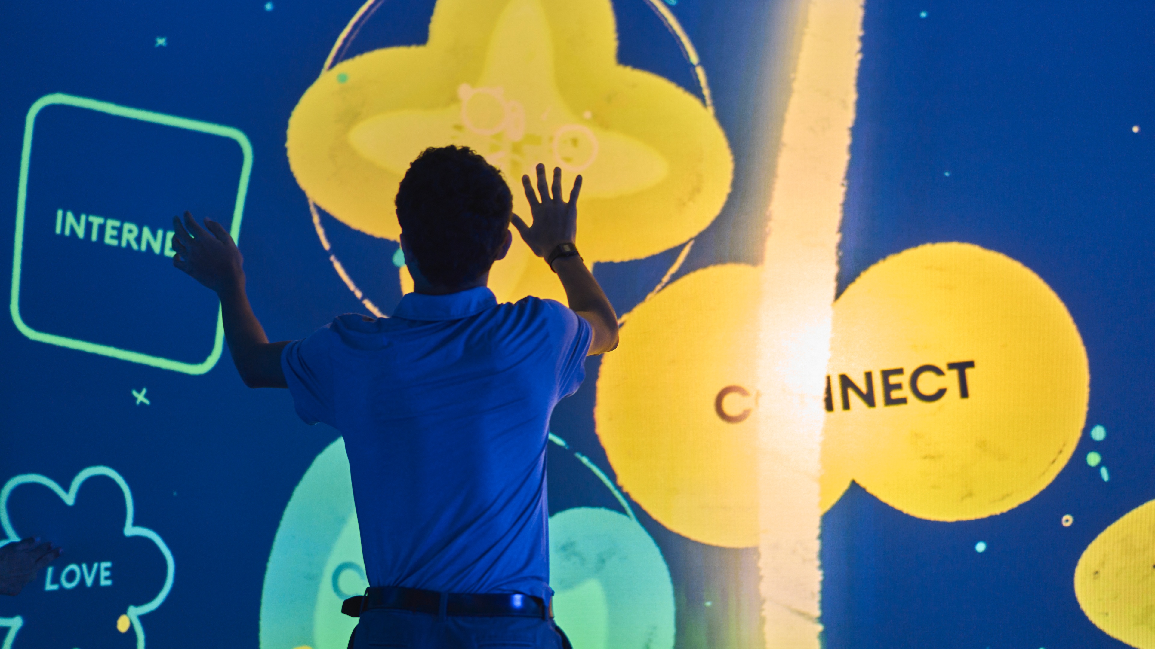 Interactive LED display