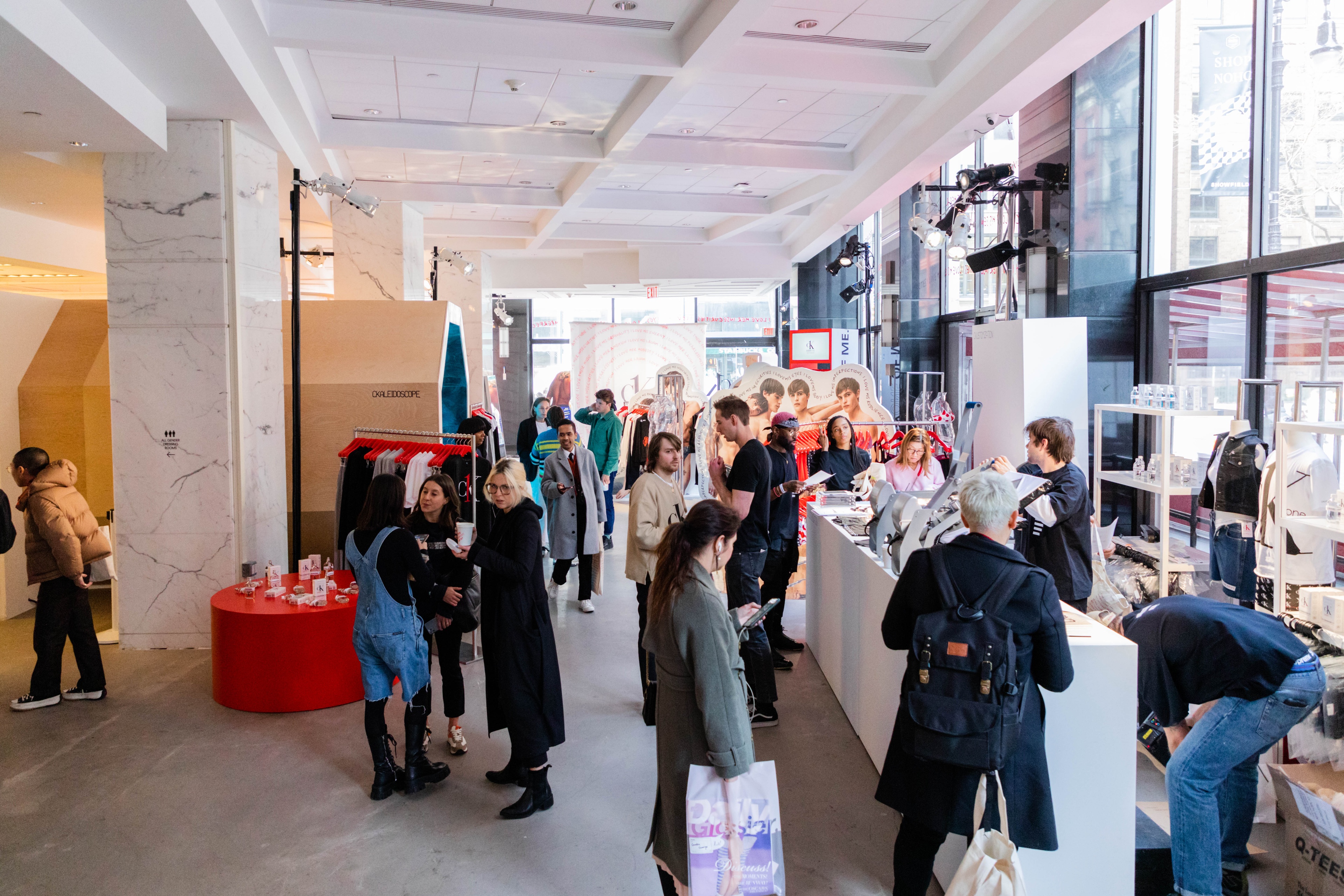 CK Everyone Launch attendees in shop area