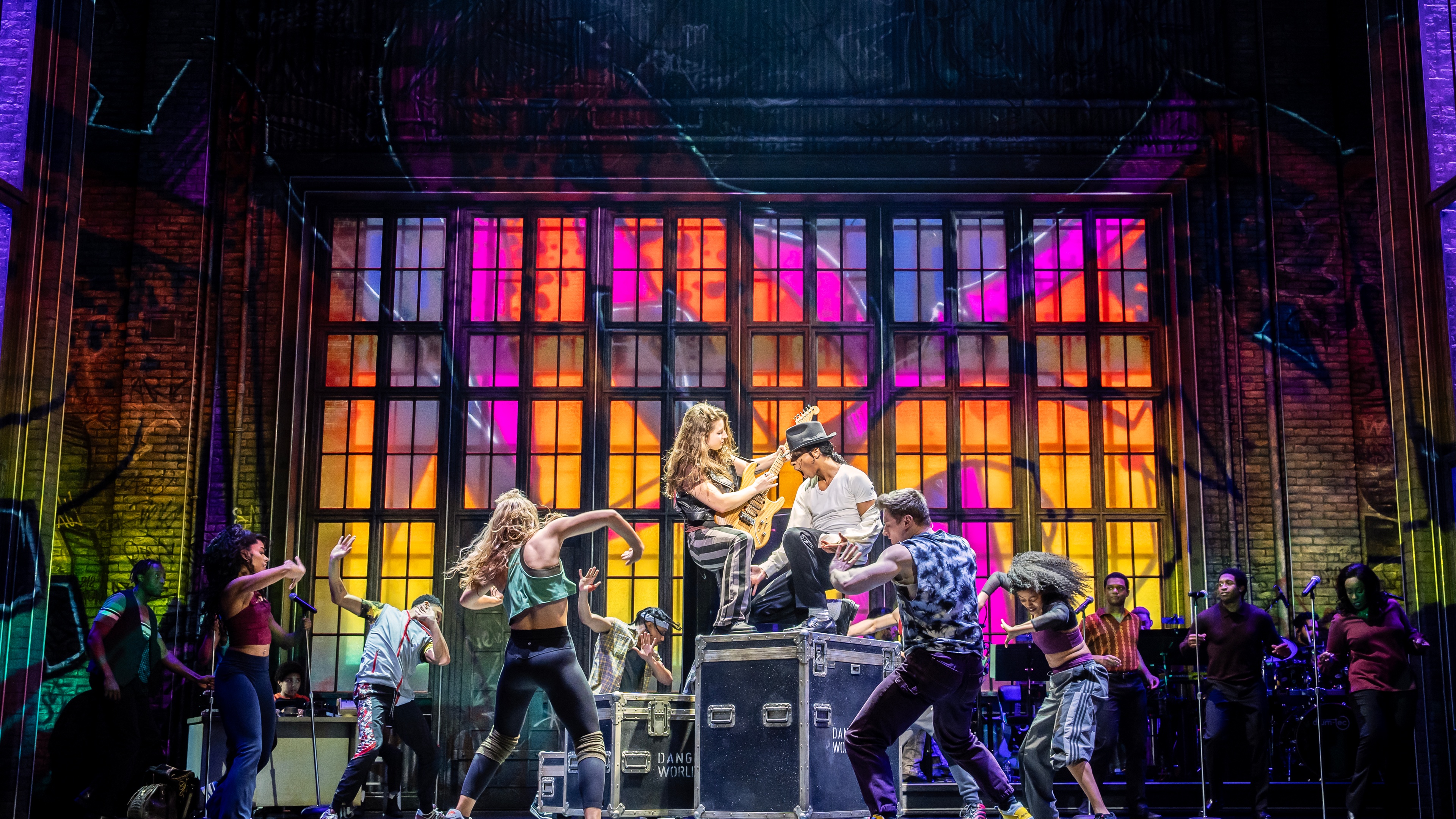 MJ the Musical performers dancing on stage