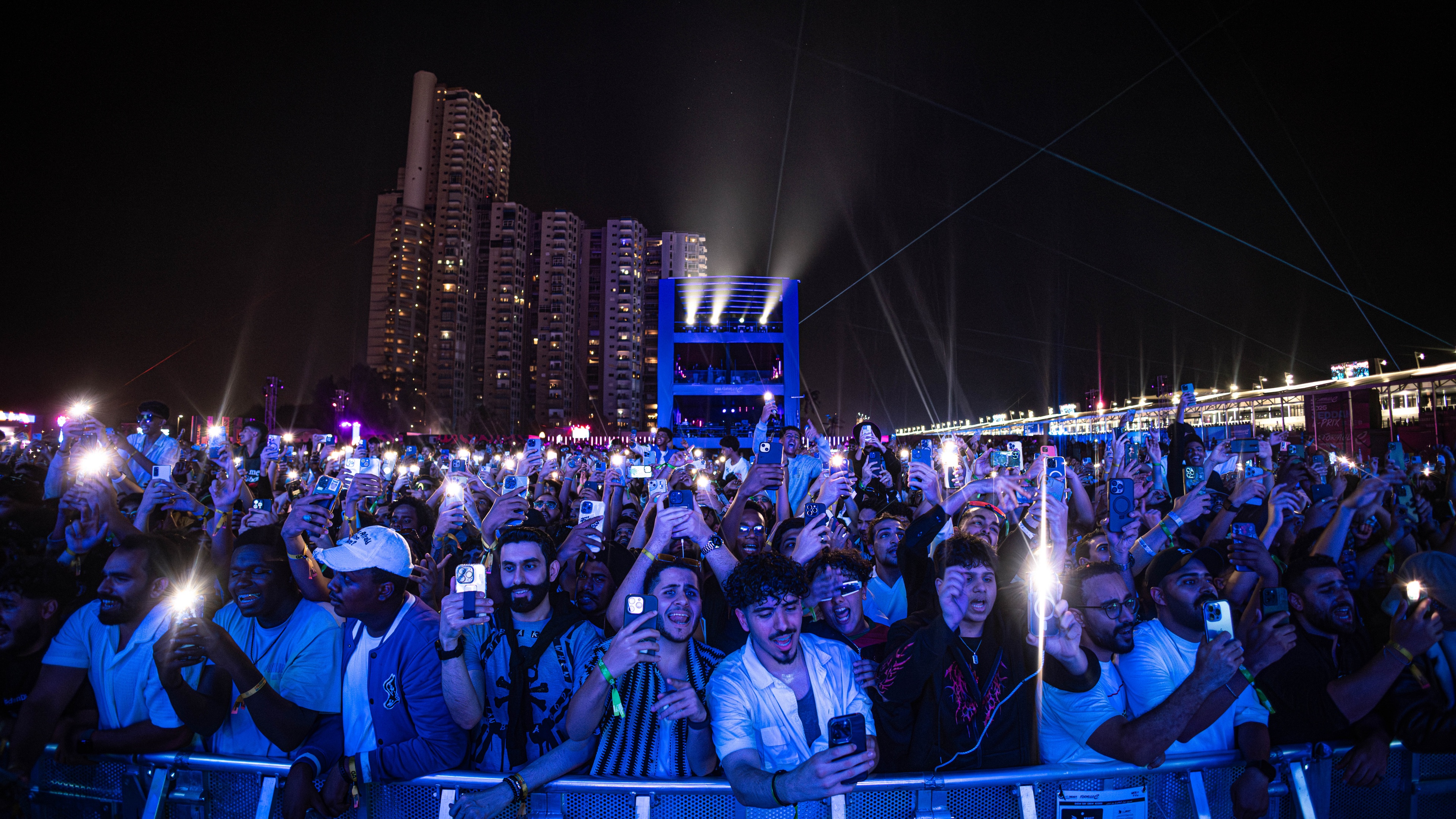 crowd shot of concert