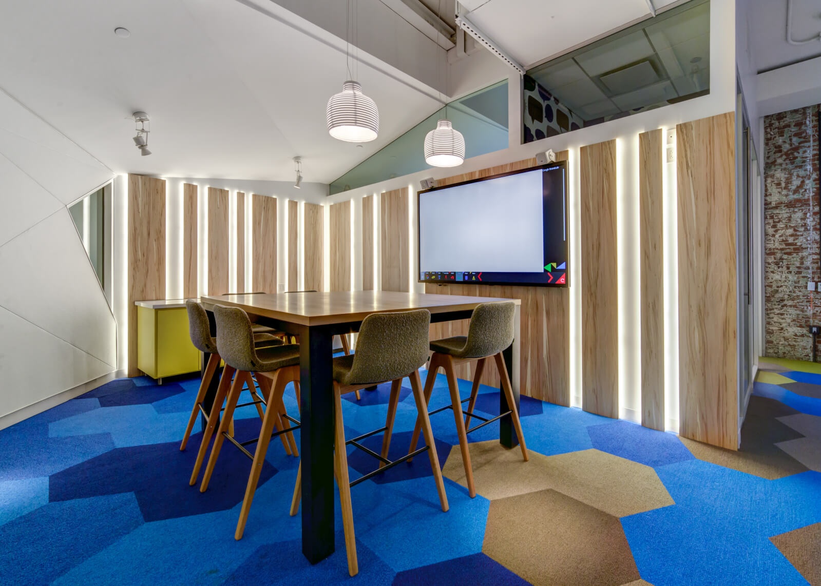 Modern office meeting space