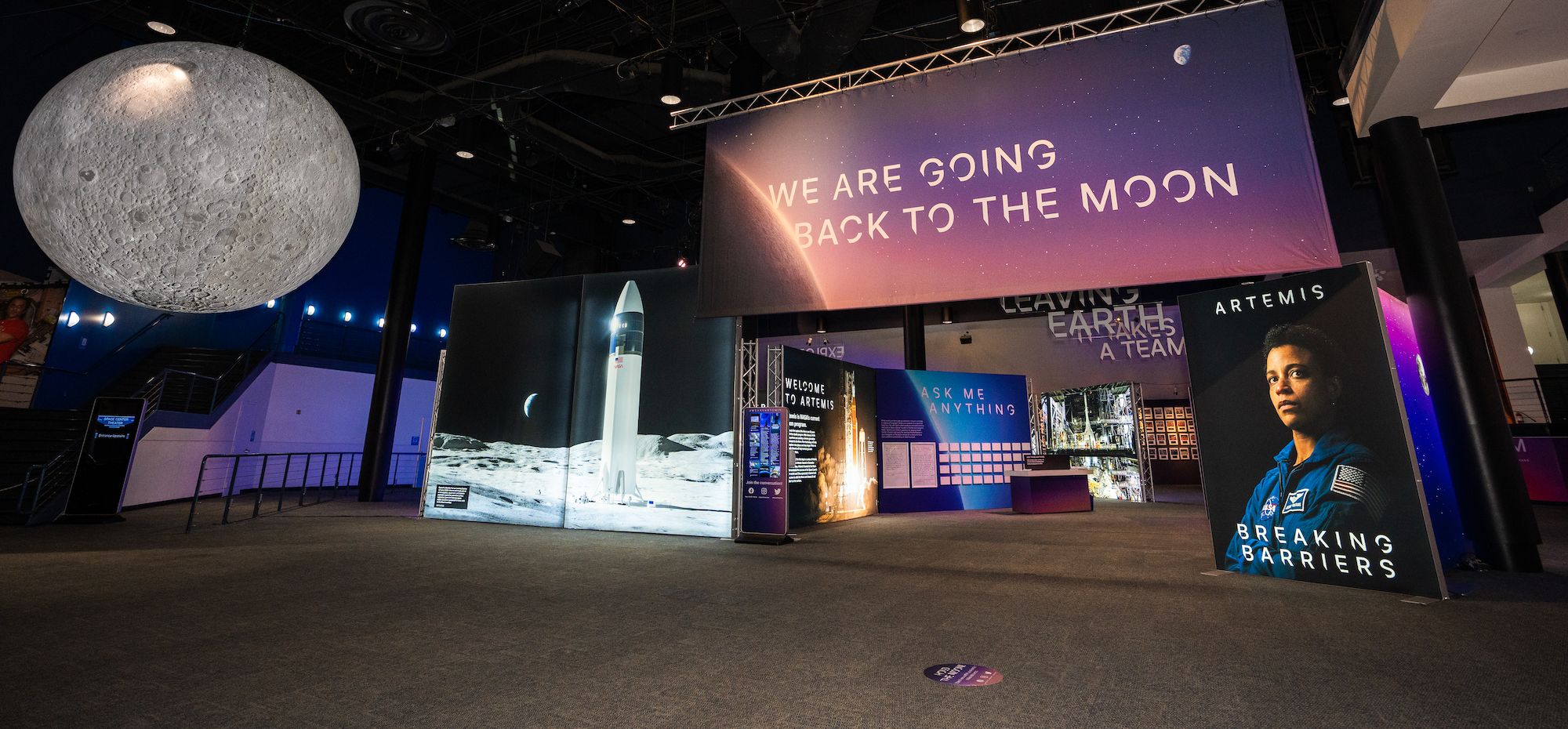 Entrance of space center