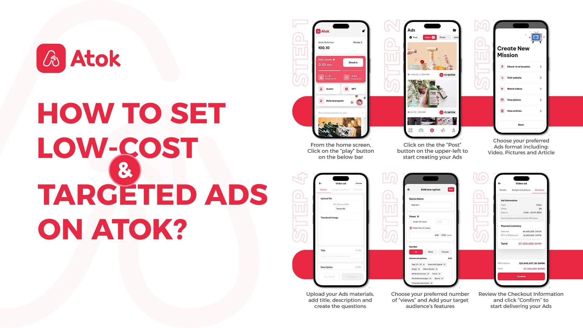 Setting Advertisement on Atok App: Step by Step | Atok