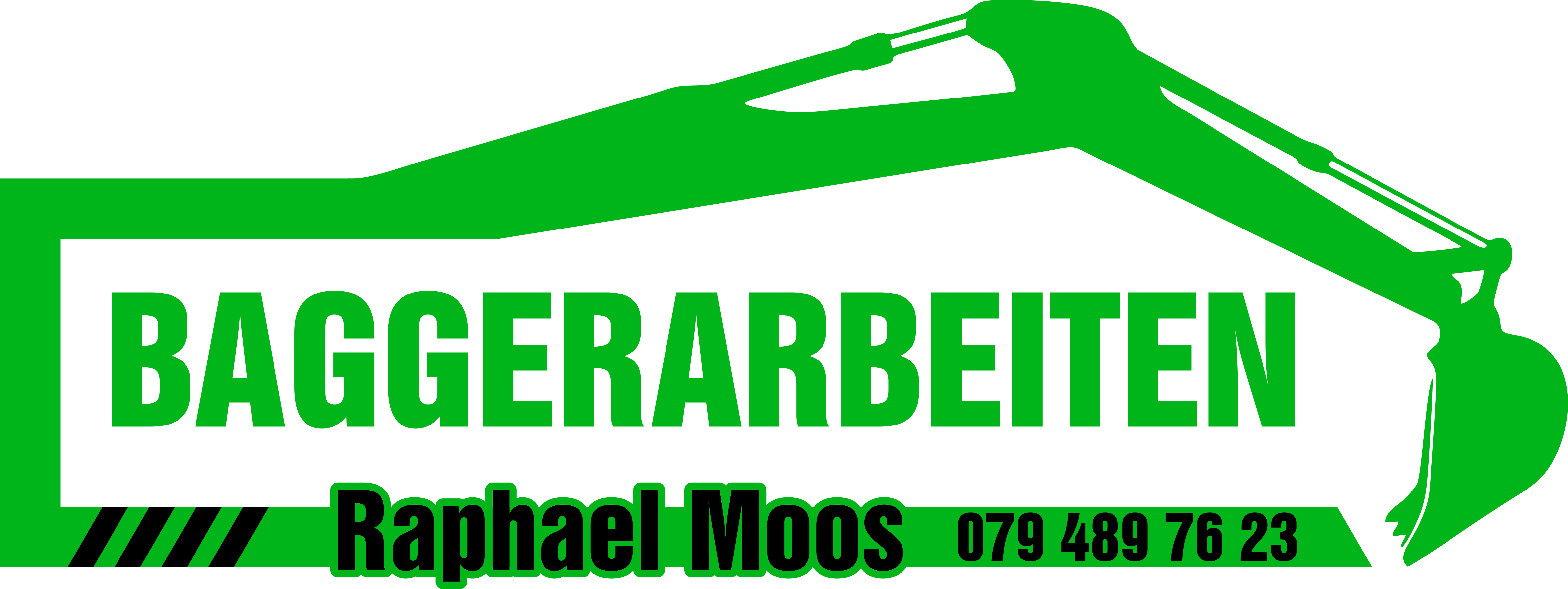 Baggerarbeiten Raphael Moos