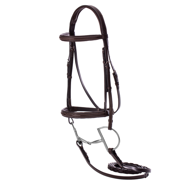 Equinavia Saga Fancy Stitched Hunter Bridle & Reins