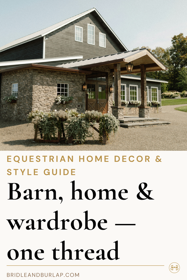 Barn, home & wardrobe — one thread