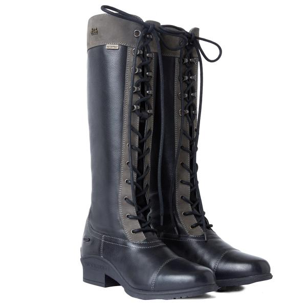 Cetus Waterproof Tall Boots — Black/Gray