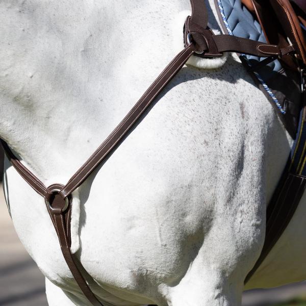 Saga 5-Point Breastplate — Chocolate Brown