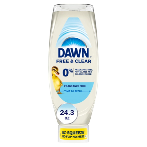 Dawn Free & Clear Unscented Dish Soap