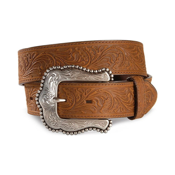 Women's Layla Leather Belt — Brown