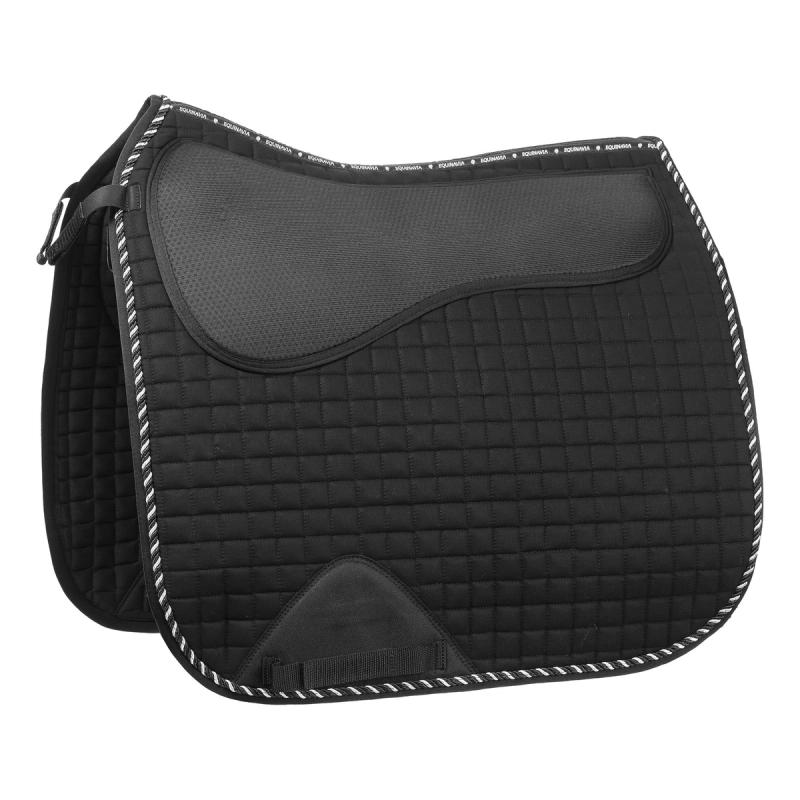 Equinavia Kombi Dressage Saddle Pad with NordicAir™ Tech — Black