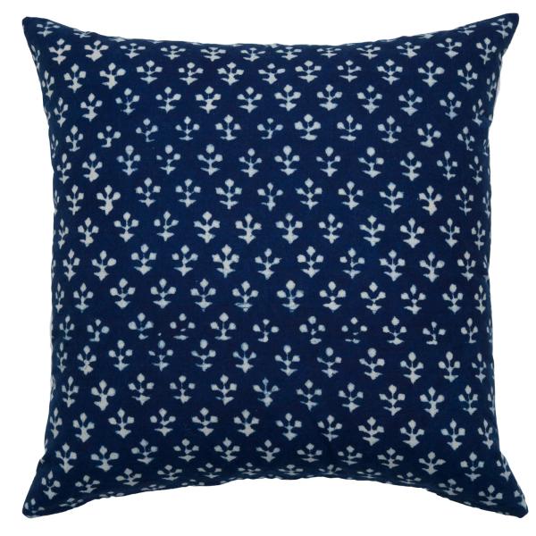 Jamini-Reeva Reversible Pillow Cover in Indigo