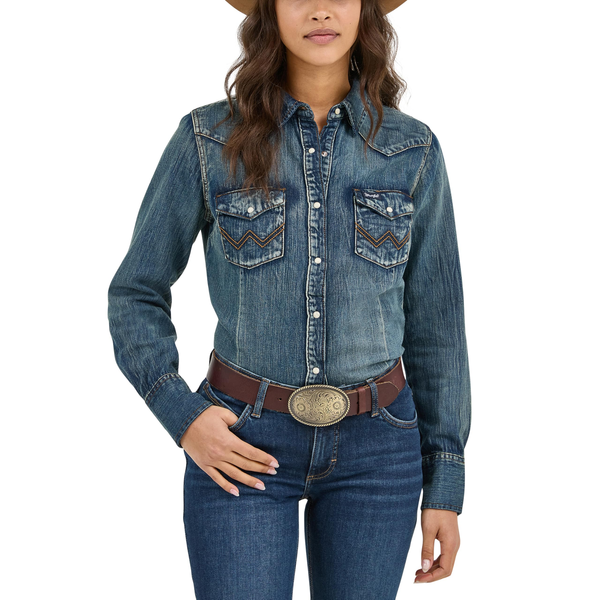 Women's Long Sleeve Western Snap Shirt