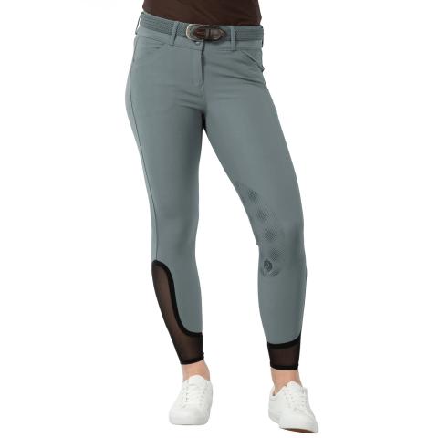 Equinavia Maud women's knee patch breeches in steel grey