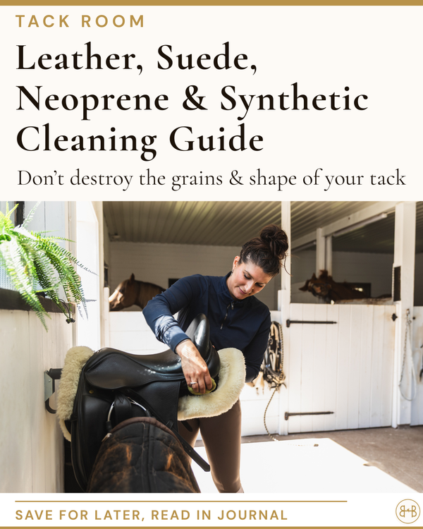 How to clean your leather tack