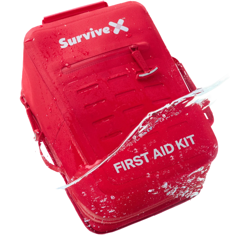 SurviveX Large Waterproof First Aid Kit