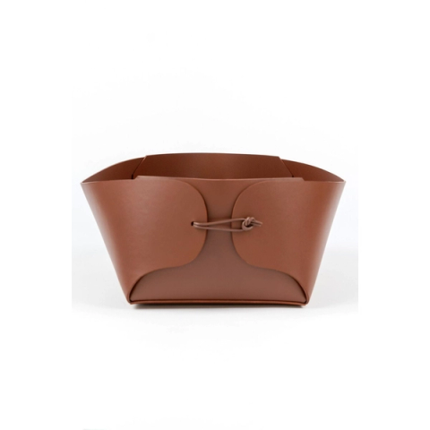 Edgecliff Leather Basket