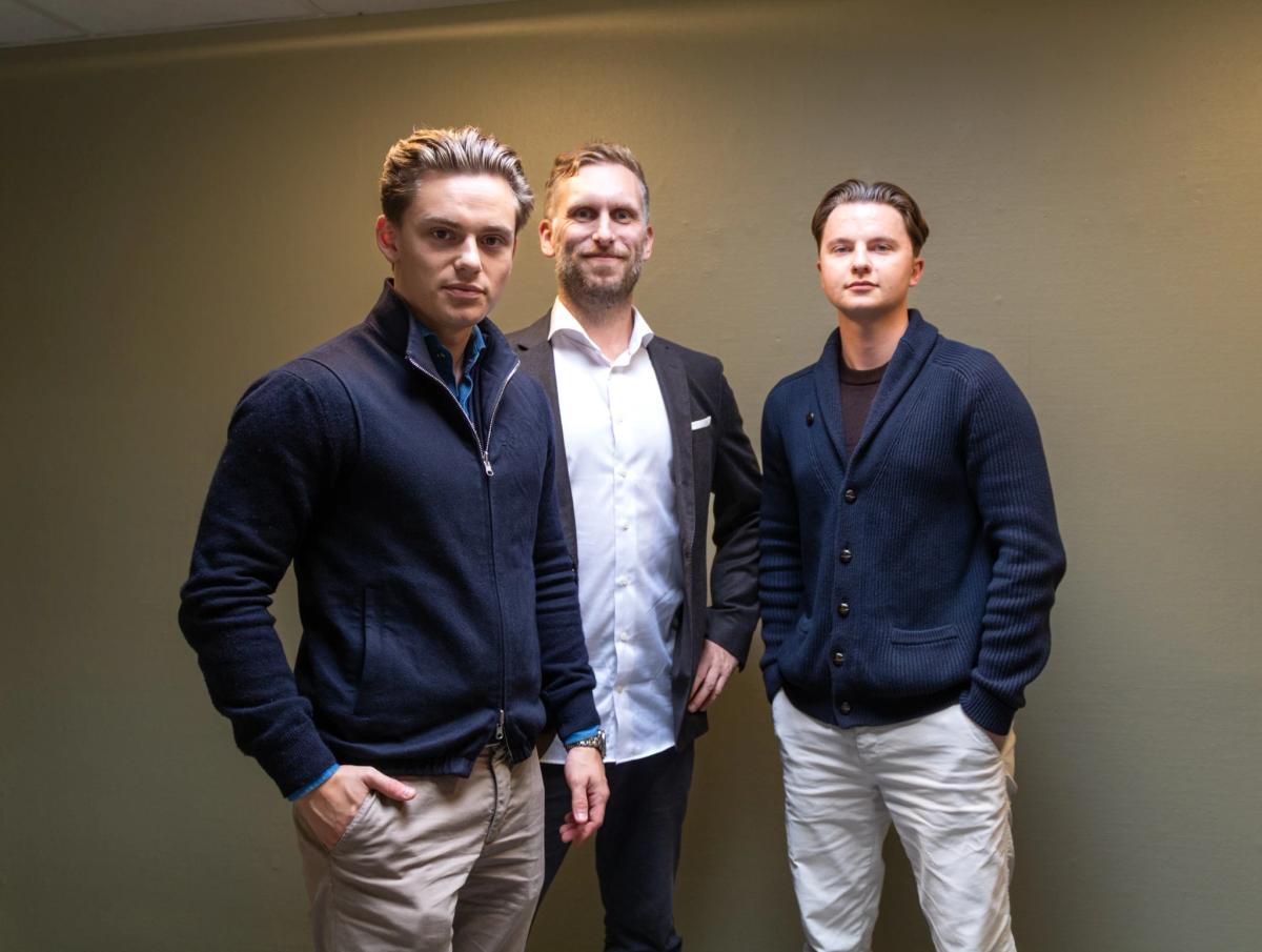 Bilde av Sebastian, Fredrik og Sondre