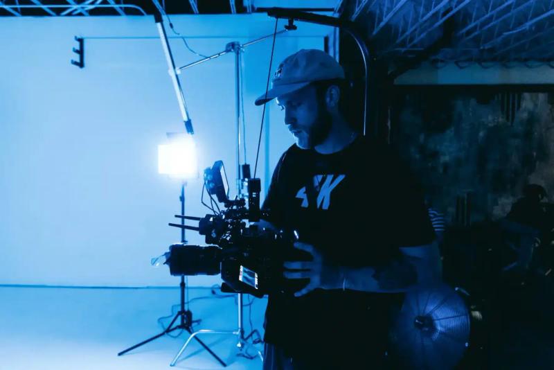 Filmopptak i studio hos Evolve/Elevate Productions