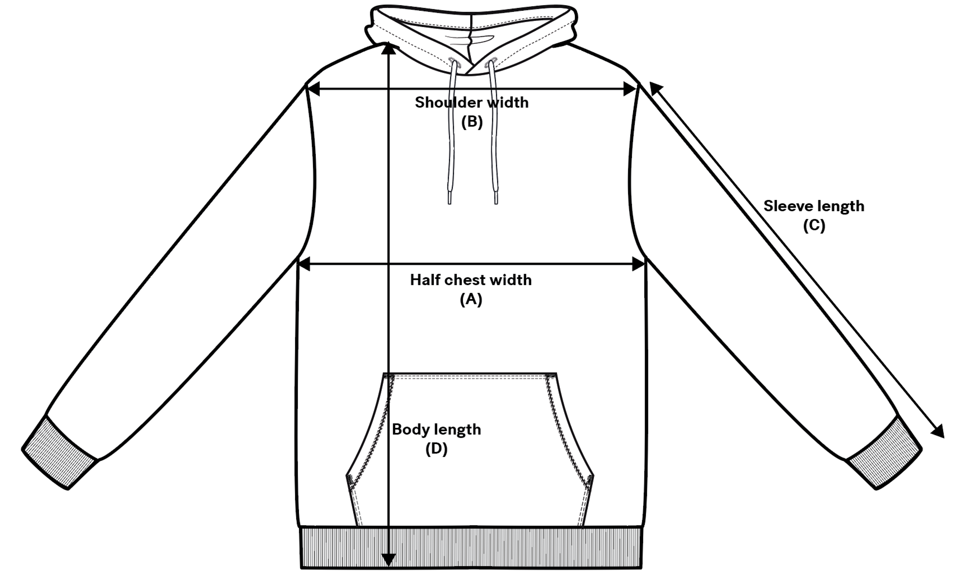 The Essentials Mens Regular Hoodie has a timeless, traditional cut, with kangaroo pocket and true-to-size measurements