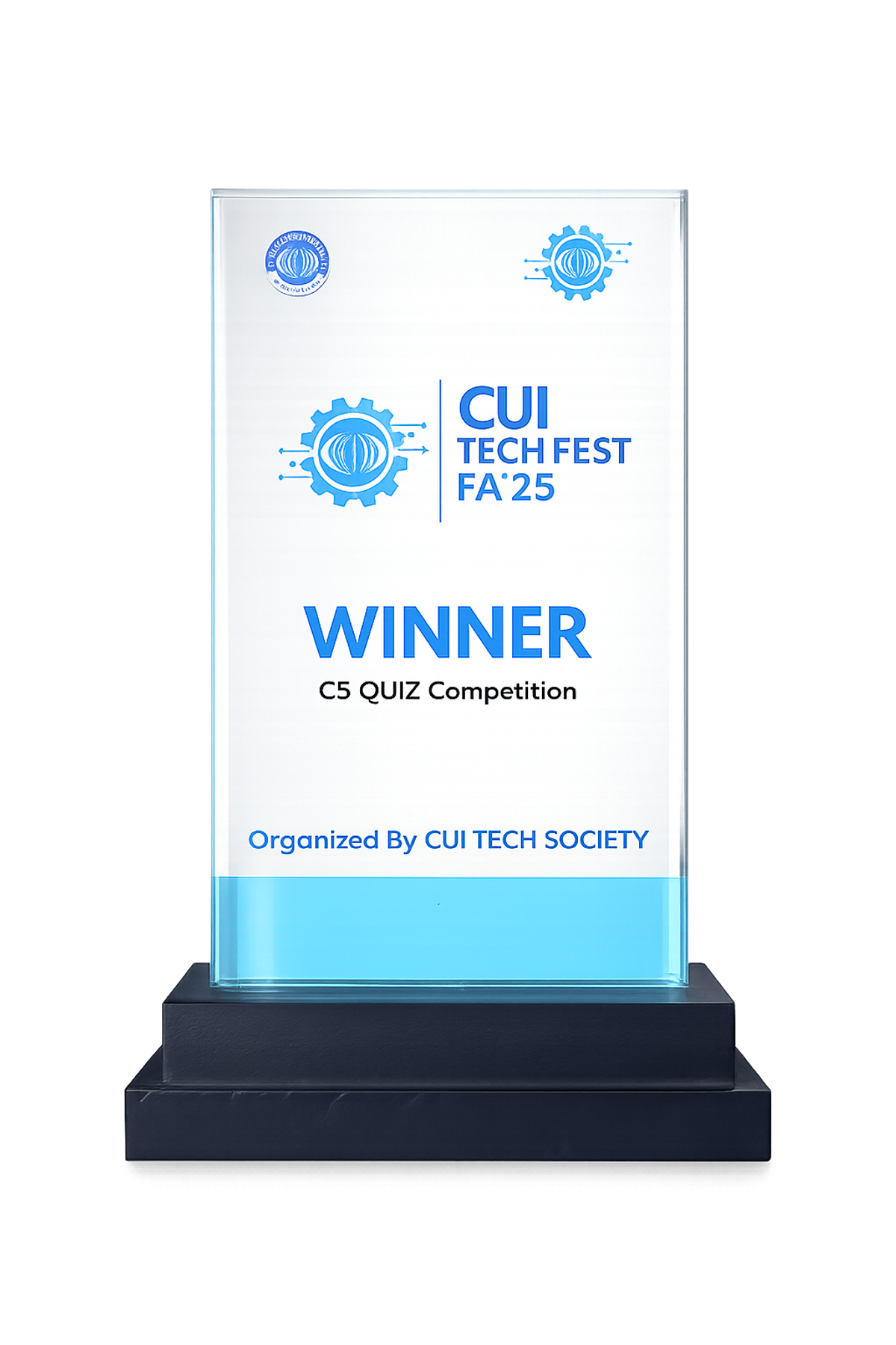 Winner – CS Quiz Competition (Tech Fest FA’25)