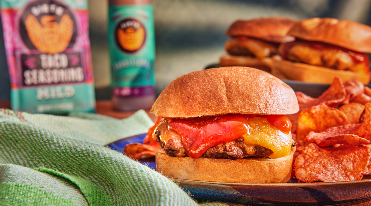 Spicy Ketchup with Sliders 