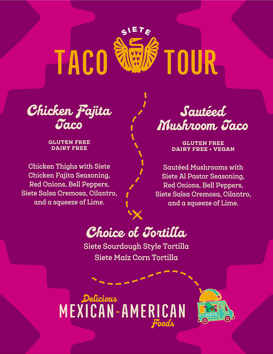 taco tour menu