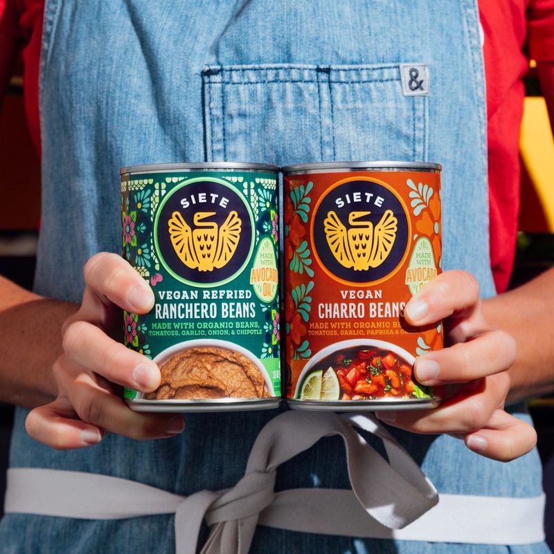 beans stacked on top of each other