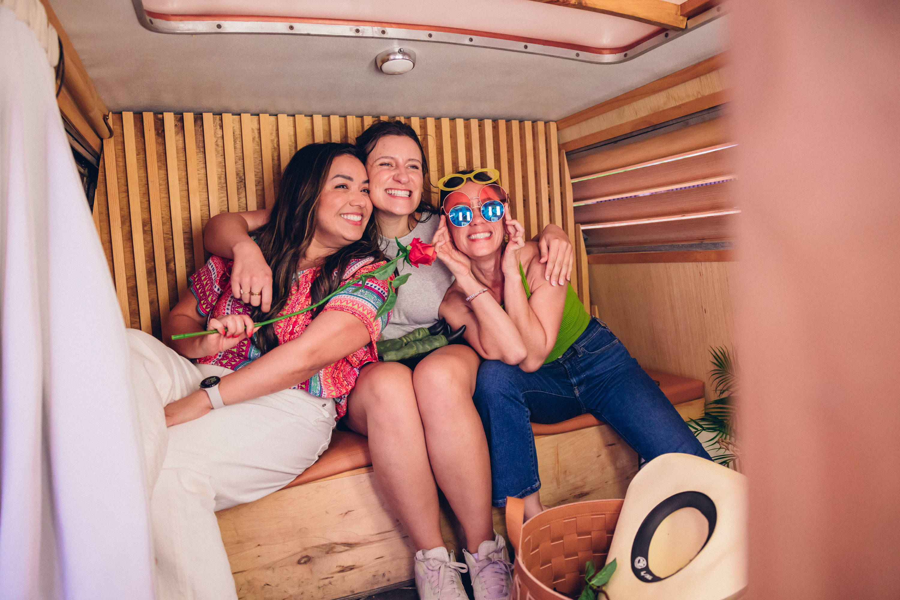 Enjoying a backyard asada