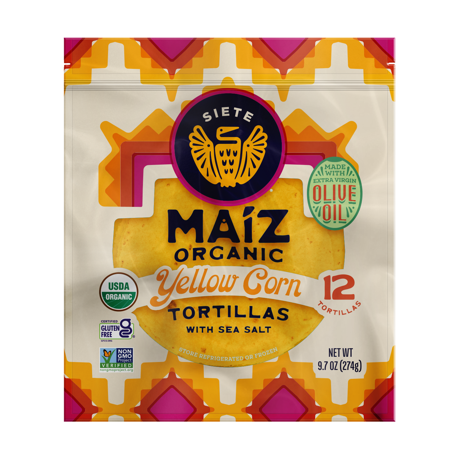 Maiz Corn tortilla