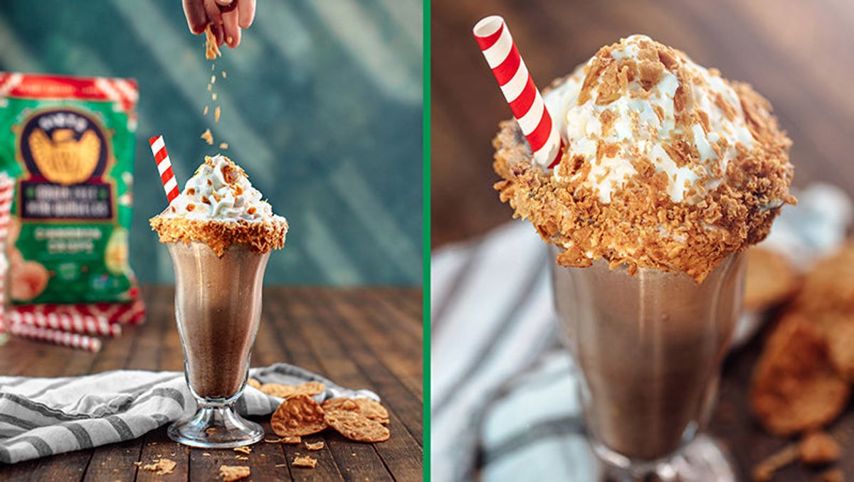 Buñuelos Frozen Mexican Hot Chocolate Shake
