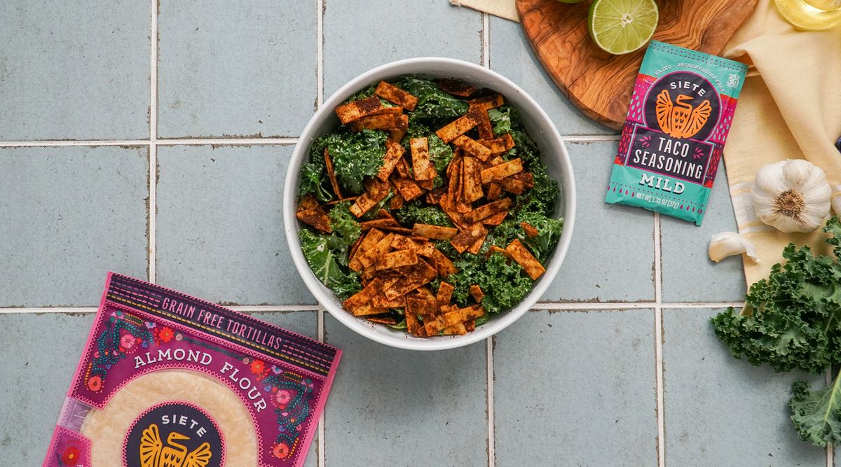 Mexican Kale Caesar Salad