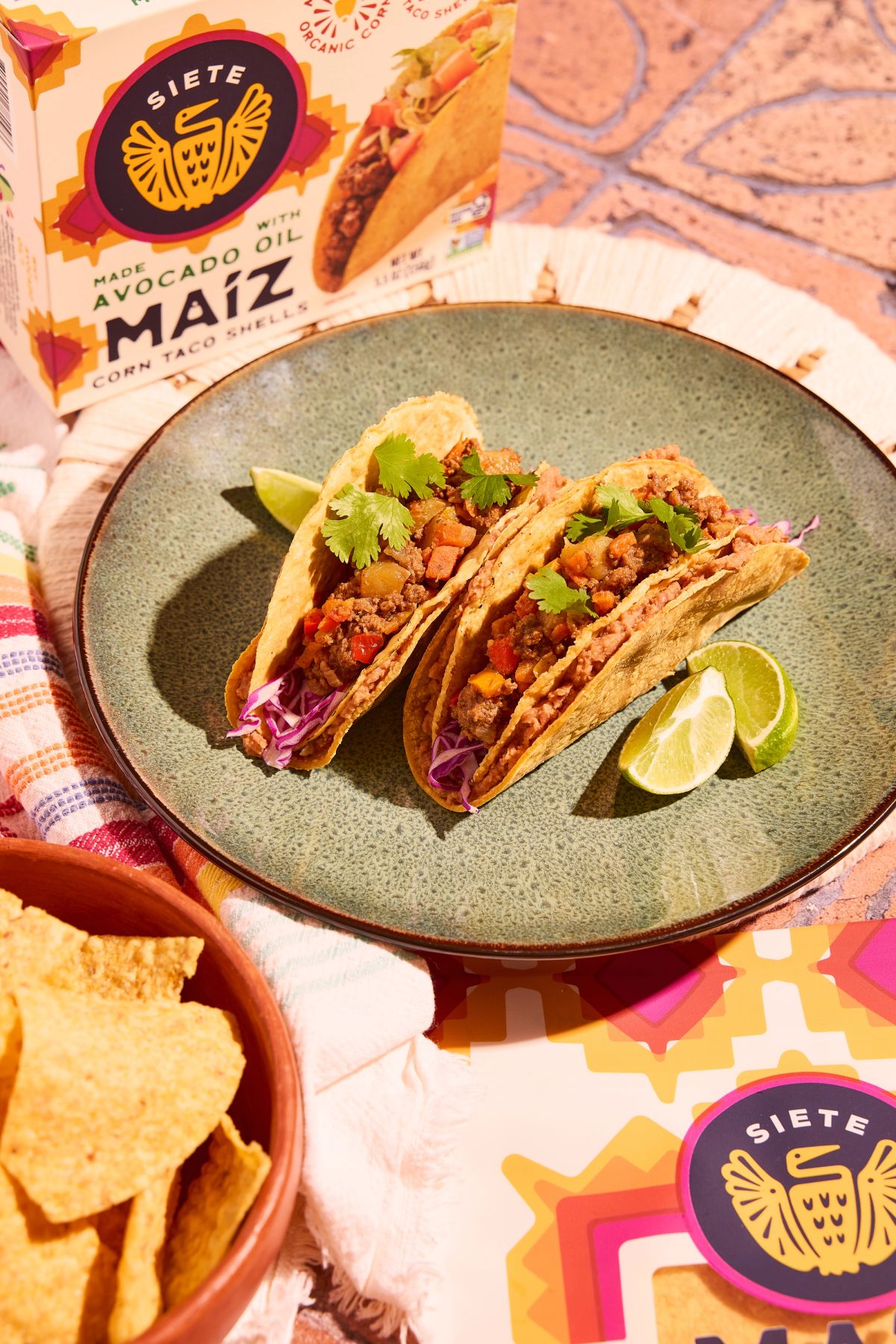 Double Layer Picadillo Tacos