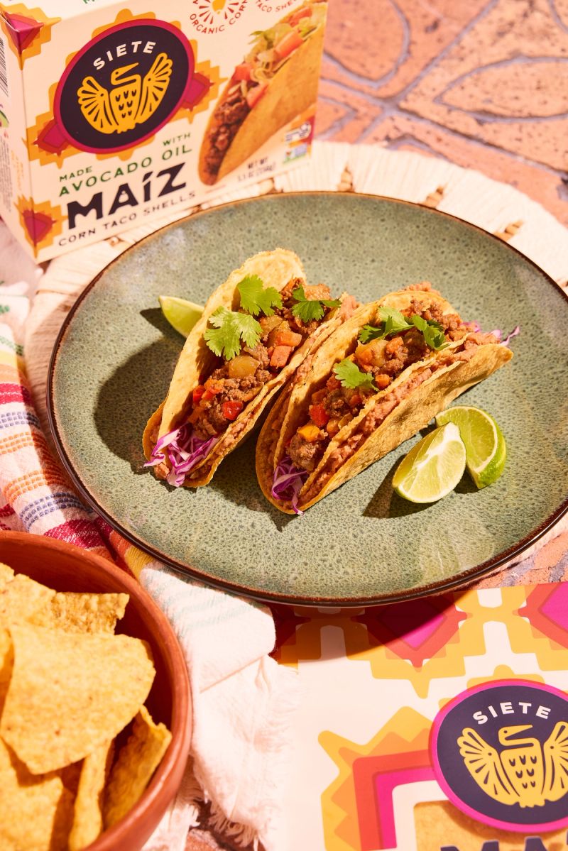 Double Layer Picadillo Tacos