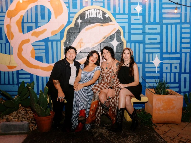 team members posing for photo