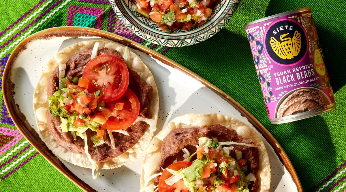 Vegan Black Bean Tostada