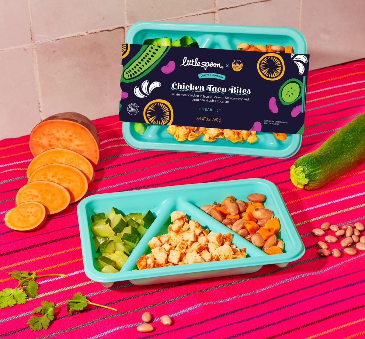 Little Spoon Chicken Taco Bites Tray