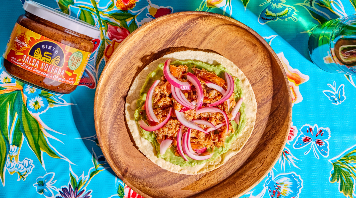 Salmon Tostada