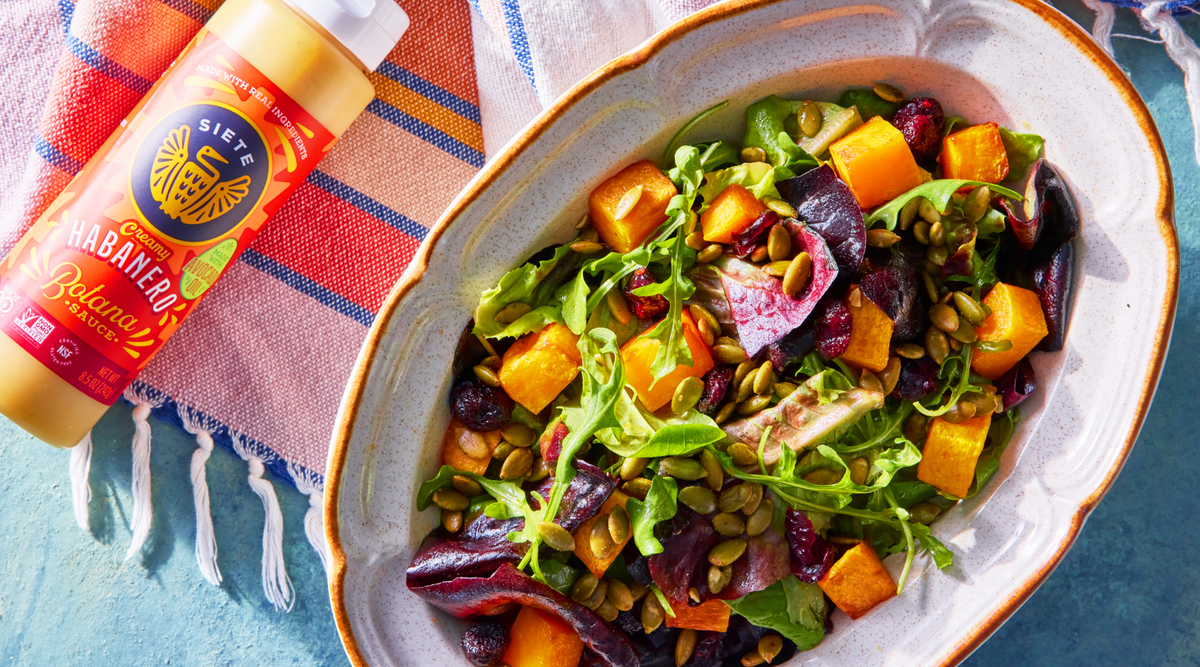 Spicy Butternut Squash Salad