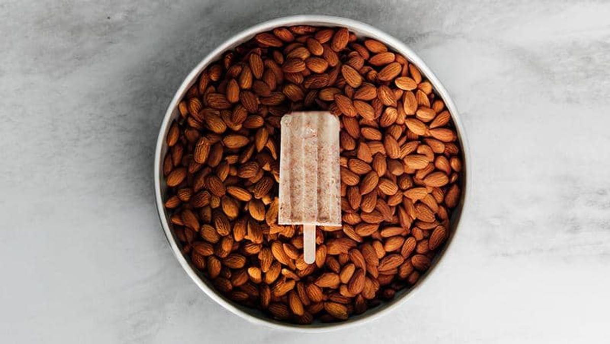 Almond Pecan Horchata Paleta