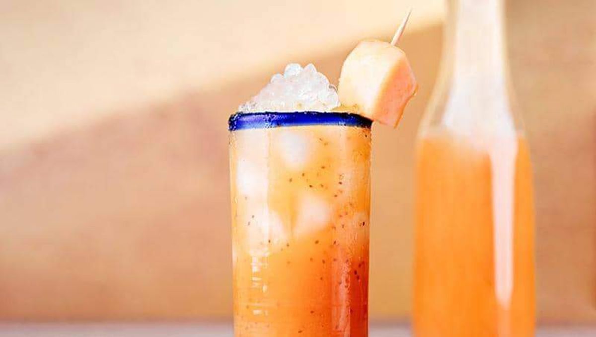Cantaloupe Chia Agua Fresca