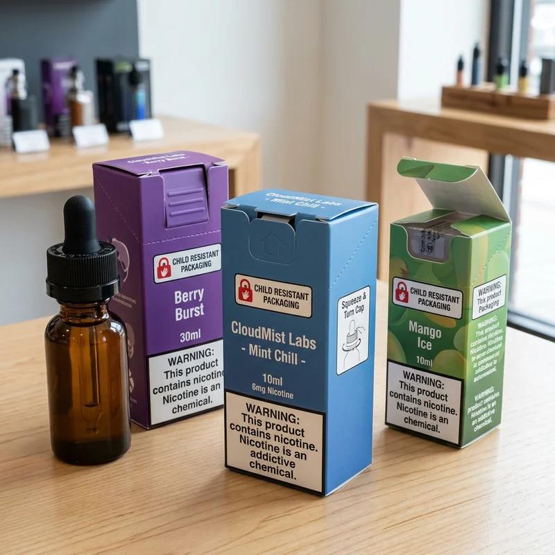 Child Resistant E Liquid Boxes thumbnail 3