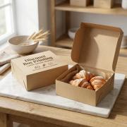 Custom Kraft Bakery Packaging Boxes thumbnail 2
