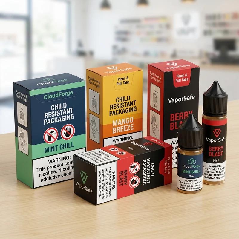 Child Resistant E Liquid Boxes thumbnail 2