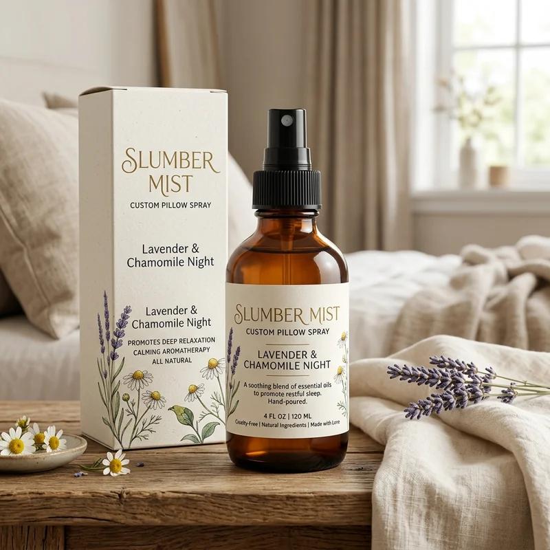 Custom Pillow Spray Packaging thumbnail 2