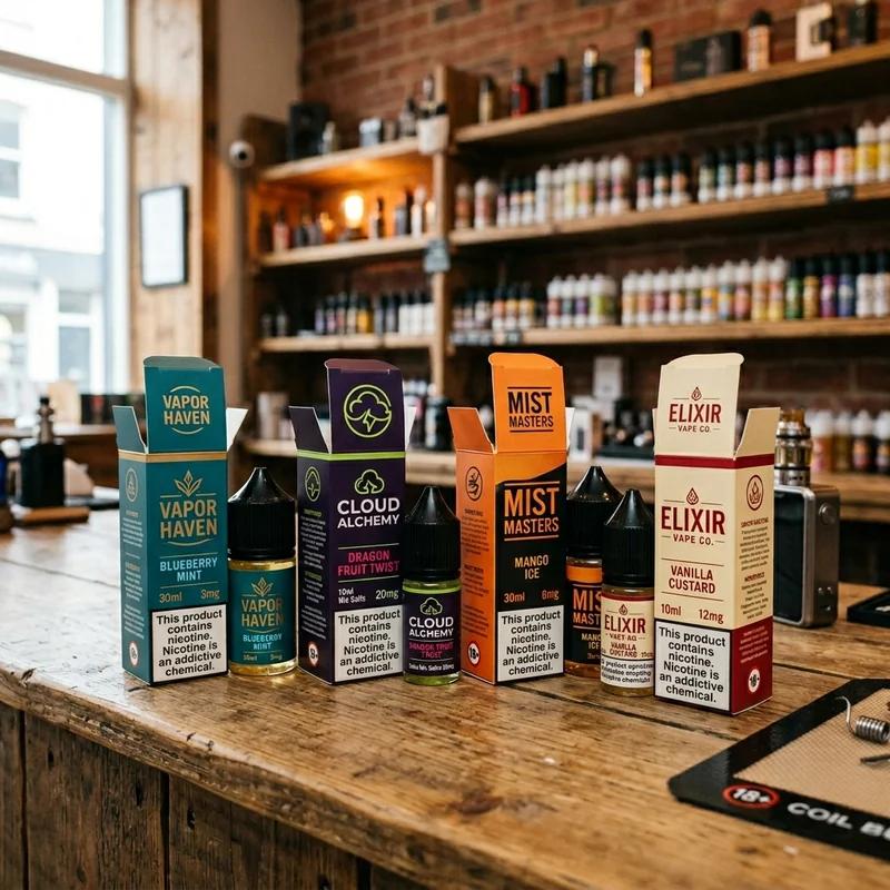 Bespoke E-Liquid Boxes