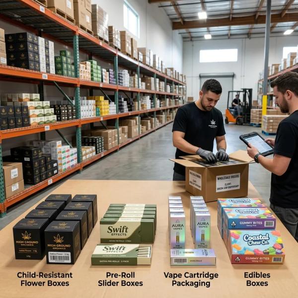 Custom Cannabis Boxes Wholesale