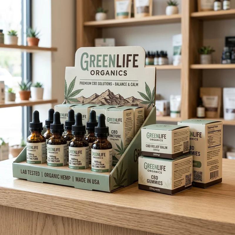 Custom CBD Display Boxes thumbnail 4